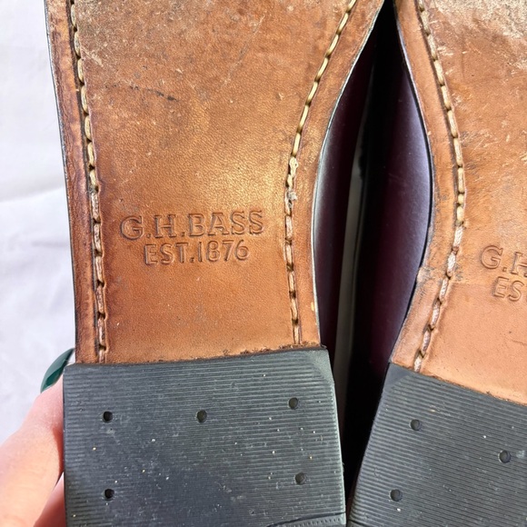 Weejuns G.H. Bass Whitney oxblood Burgundy Leather Loafers women’s 8.5 shoes - Picture 16 of 16